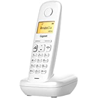 Los mejores  - Gigaset A270 - Teléfono inalámbrico manos libres- gran pantalla iluminada- agenda 80 contactos- color blanco